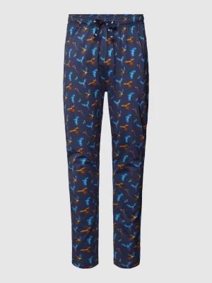 Spodnie od piżamy z wzorem na całej powierzchni a fish named fred