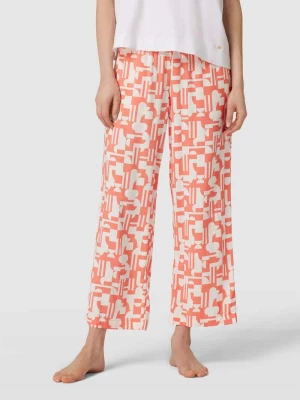 Spodnie od piżamy z wzorem na całej powierzchni Esprit