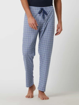 Spodnie od piżamy z wzorem w kratę mey