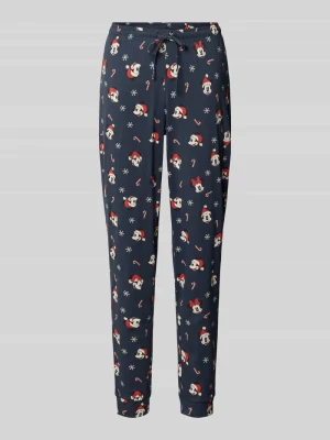 Spodnie od piżamy ze wzorem na całej powierzchni i elastycznym pasem Jake*s Casual