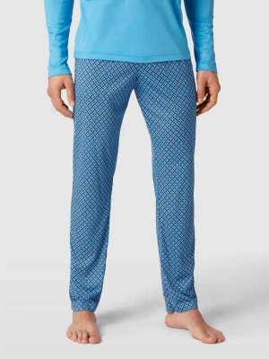 Spodnie od piżamy ze wzorem na całej powierzchni model ‘REMIX’ CALIDA
