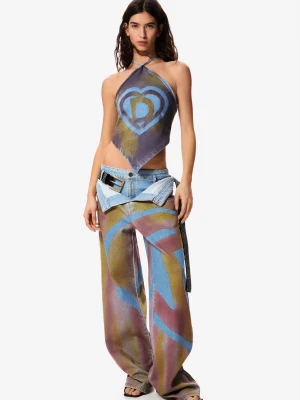 Spodnie oversize Masha Popova Desigual