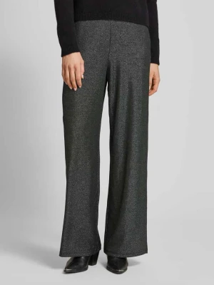 Spodnie palazzo o luźnym kroju z efektem błyszczącym Tom Tailor Denim