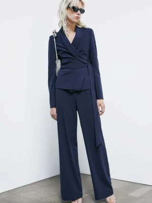 Spodnie palazzo z elastycznego crêpe PATRIZIA PEPE