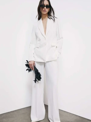 Spodnie palazzo z krepy PATRIZIA PEPE