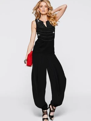 Spodnie palazzo z lejącej się wiskozy bonprix