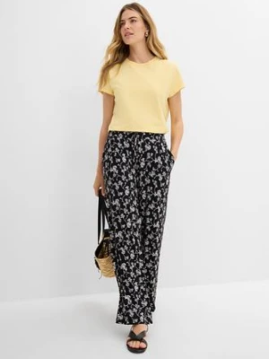 Spodnie palazzo z mieszanki wiskozy bonprix
