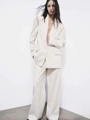 Spodnie palazzo z talią z koronki PATRIZIA PEPE