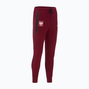 Spodnie piłkarskie męskie Nike Tech Fleece Poland Jogger team red