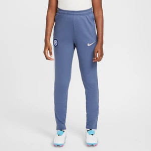 Spodnie piłkarskie Nike Dri-FIT dla dużych dzieci Inter Mediolan Strike - Niebieski