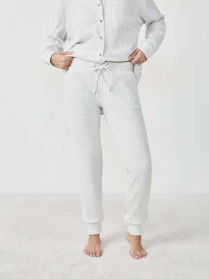 Spodnie piżamowe prążkowane Etam