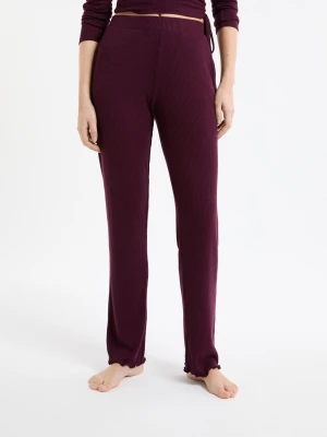 Spodnie piżamowe proste Etam