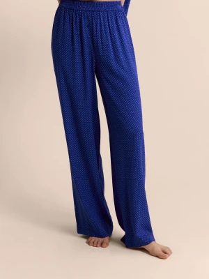 Spodnie piżamowe w groszki Etam