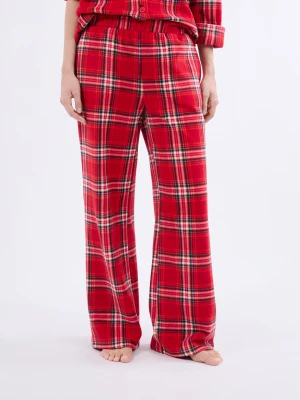 Spodnie piżamowe w kratę Etam