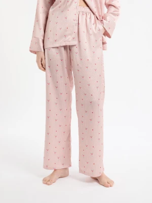 Spodnie piżamowe w motywy koktajli Etam