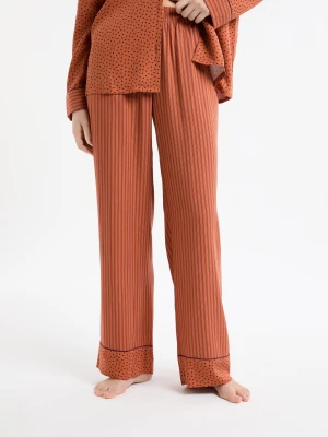 Spodnie piżamowe w paski Etam