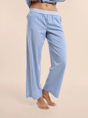 Spodnie piżamowe w paski Etam