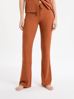 Spodnie piżamowe w serduszka Etam