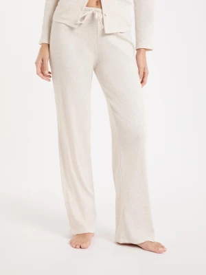 Spodnie piżamowe z bawełną Etam