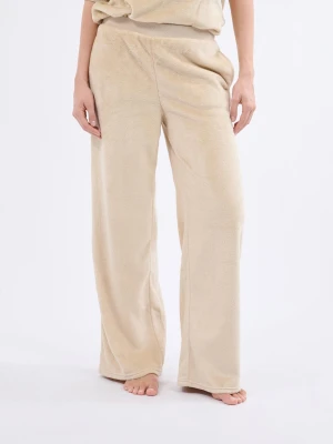 Spodnie piżamowe z efektem weluru Etam