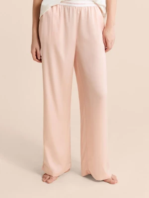 Spodnie piżamowe z elastyczną talią "move, smile, sleep Etam