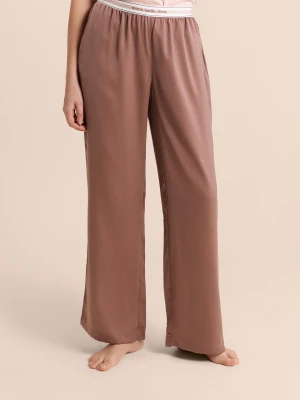 Spodnie piżamowe z elastyczną talią "move, smile, sleep Etam