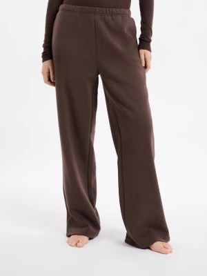 Spodnie piżamowe z elastyczną talią z bawełną Etam