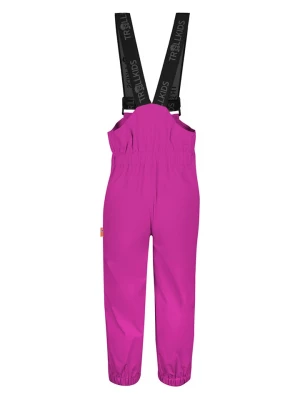 Trollkids Spodnie przeciwdeszczowe "Odda" w kolorze różowym rozmiar: 110