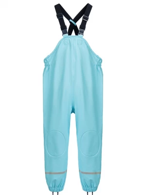 Schmuddelwedda Spodnie przeciwdeszczowe w kolorze turkusowym rozmiar: 110