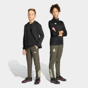 Spodnie reprezentacyjne dla dzieci Real Madryt Tiro 25 Competition Adidas Utility Grey