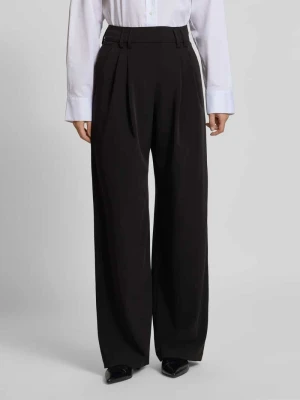 Spodnie rozkloszowane z zapięciem na haftkę model ‘MAYLA’ RAFFAELLO ROSSI