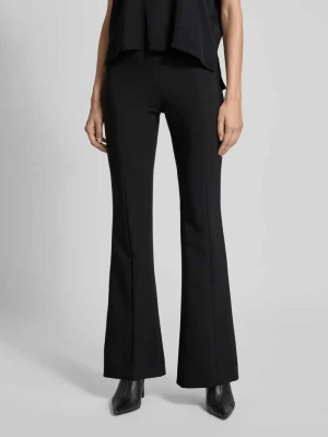 Spodnie rozszerzane o kroju regular fit ze wszytym zamkiem błyskawicznym model ‘HALARAN’ HUGO