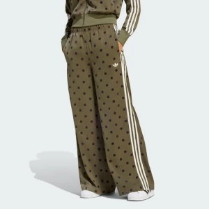SPODNIE SATIN POLKA DOTS WIDE LEG Adidas Olive Strata