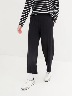 Spodnie shirtowe 7/8 high waist, 2 pary bonprix