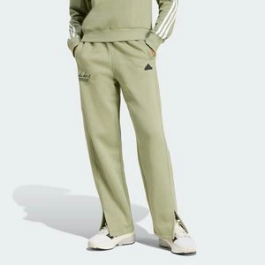 Spodnie Signature Graphic Embroidery Fleece Straight Leg Adidas