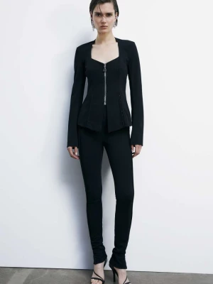 Spodnie skinny ze ściągaczem PATRIZIA PEPE