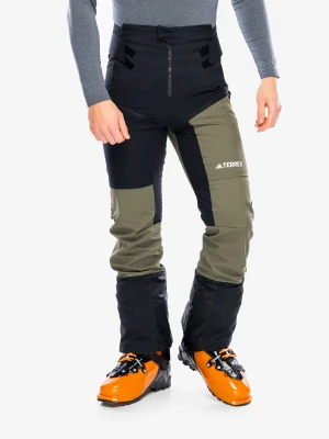 Spodnie skiturowe adidas TERREX Techrock GORE-TEX WINDSTOPPER Tour Softshell Pants - blk/olive