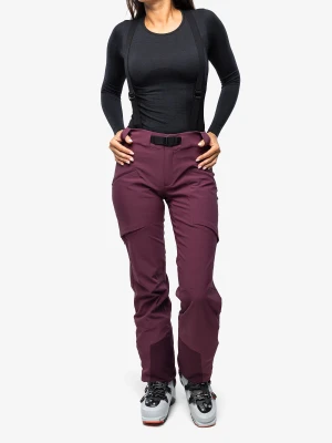 Spodnie skiturowe damskie Black Diamond Dawn Patrol Pants - blackberry