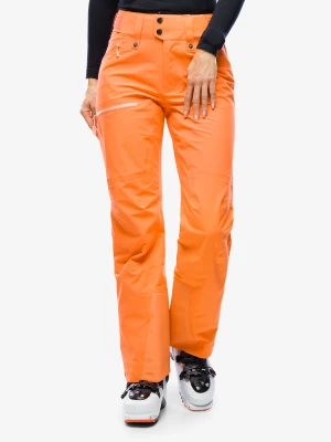 Spodnie skiturowe damskie Norrona Lofoten GORE-TEX Pants - orange alert