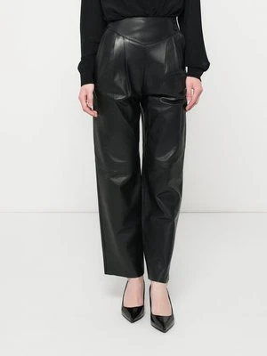 Spodnie skórzane Emporio Armani