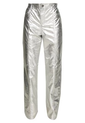 Spodnie skórzane Karl Lagerfeld