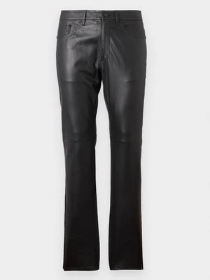 Spodnie skórzane Karl Lagerfeld