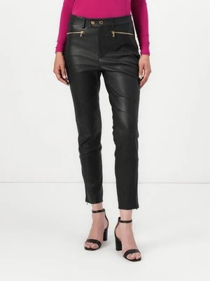 Spodnie skórzane Lauren Ralph Lauren