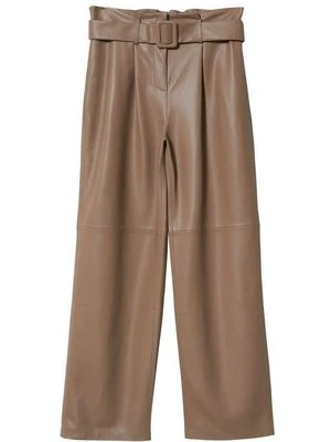 Spodnie skórzane Mango