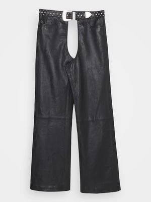 Spodnie skórzane MOSCHINO JEANS