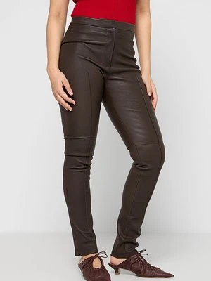 Spodnie skórzane pinko