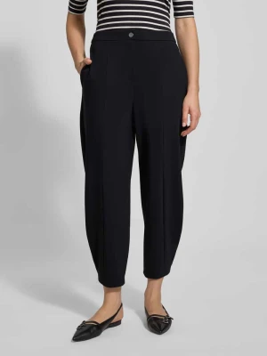 Spodnie skrócone z zakładkami w pasie model ‘ODINE’ RAFFAELLO ROSSI