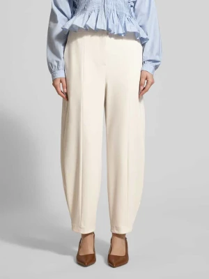 Spodnie skrócone z zakładkami w pasie model ‘ODINE’ RAFFAELLO ROSSI