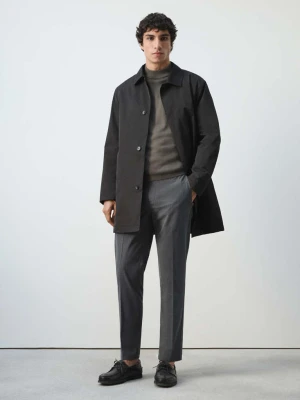 Spodnie slim fit cropped szary - Mężczyzna - - MANGO MAN