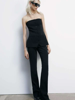 Spodnie slim z krepy PATRIZIA PEPE